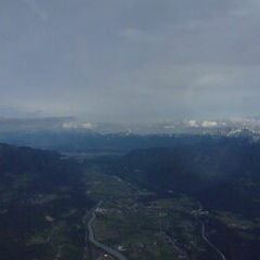 Flugwegposition um 14:56:34: Aufgenommen in der Nähe von Gemeinde Spittal an der Drau, Spittal an der Drau, Österreich in 2460 Meter